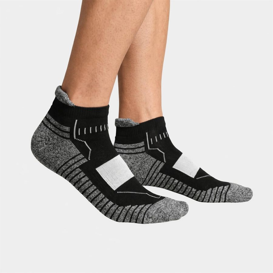 Men's Ankle Length Pack of 3 Socks ( Grey, Black, Navy ), नेवी ब्लू, large