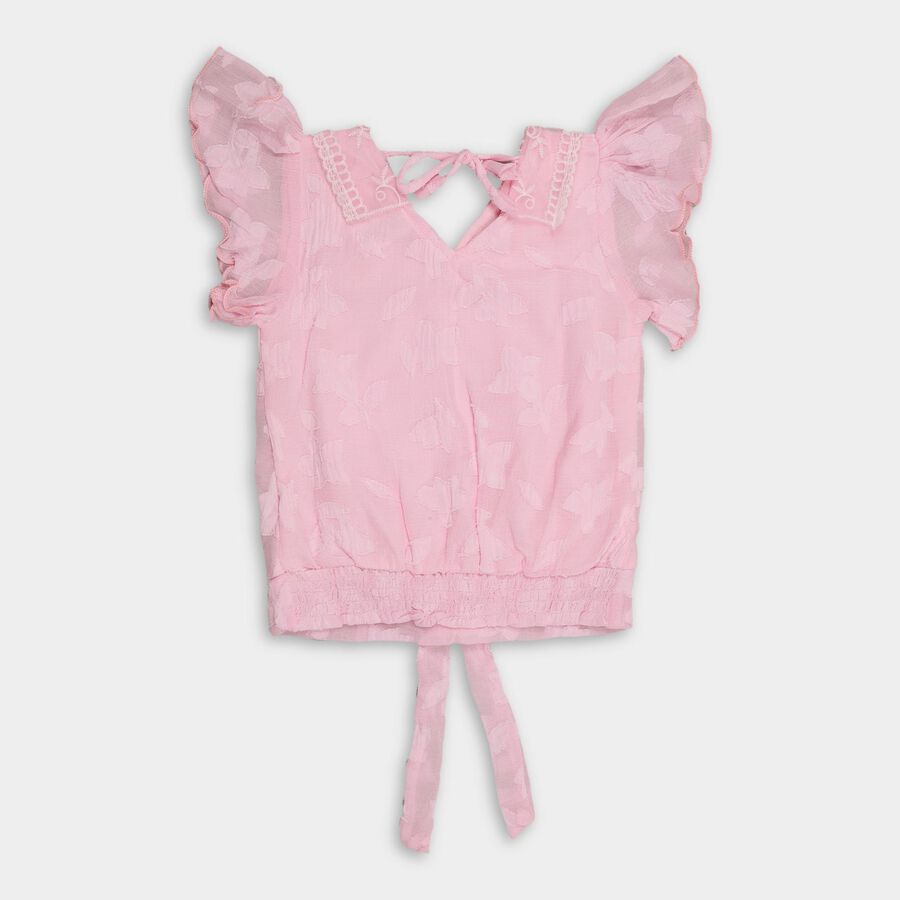 Girls' T-Shirt , Light Pink, large