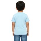 Boys' 100% Cotton Half Sleeves T-Shirt, Light Blue, small image number null