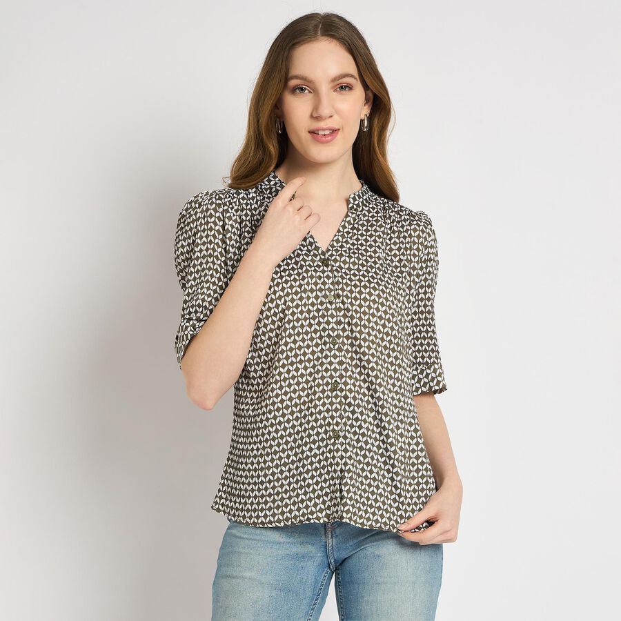 Ladies' Shirt , हल्का हरा, large
