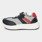 Boys Navy and Grey Velcro Casual Shoes, नीला, small image number null