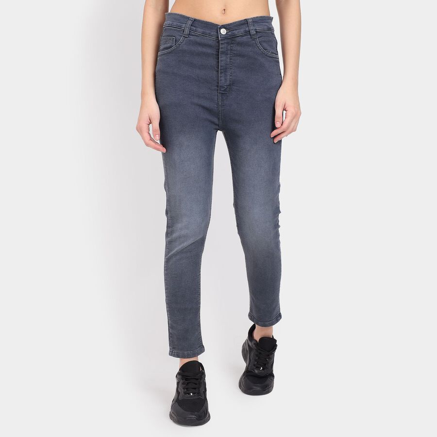 Ladies' Jeans , गहरा ग्रे, large image number null