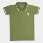 Boys' Half Sleeves T-Shirt , ओलिव, small image number null