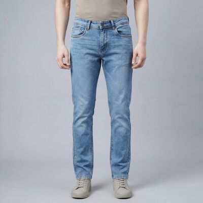 Men's Blue Slim Fit Stretchable Jeans