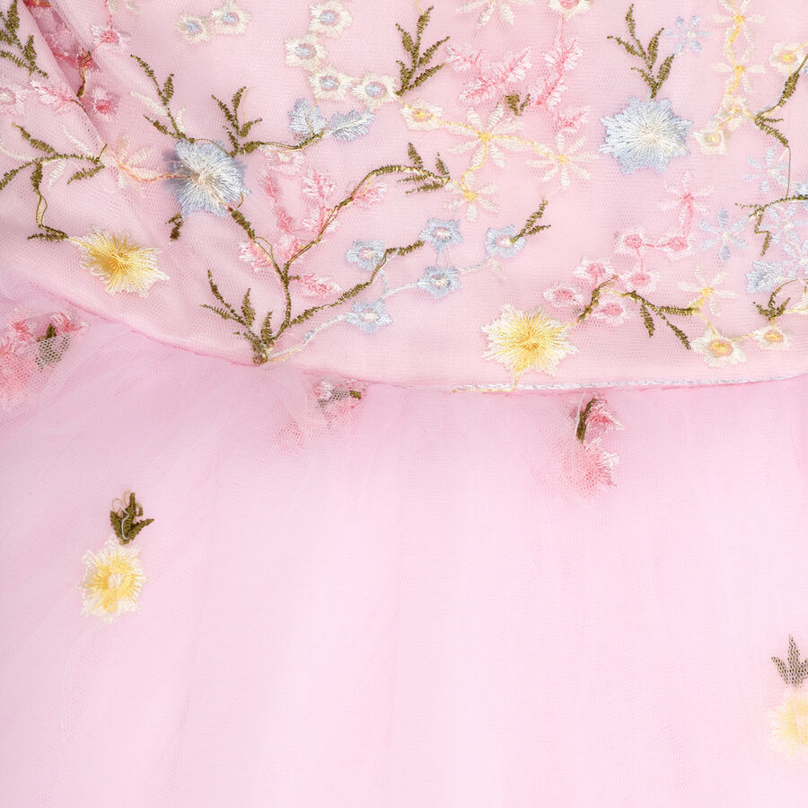 Girls' Frock, Light Pink, large image number null