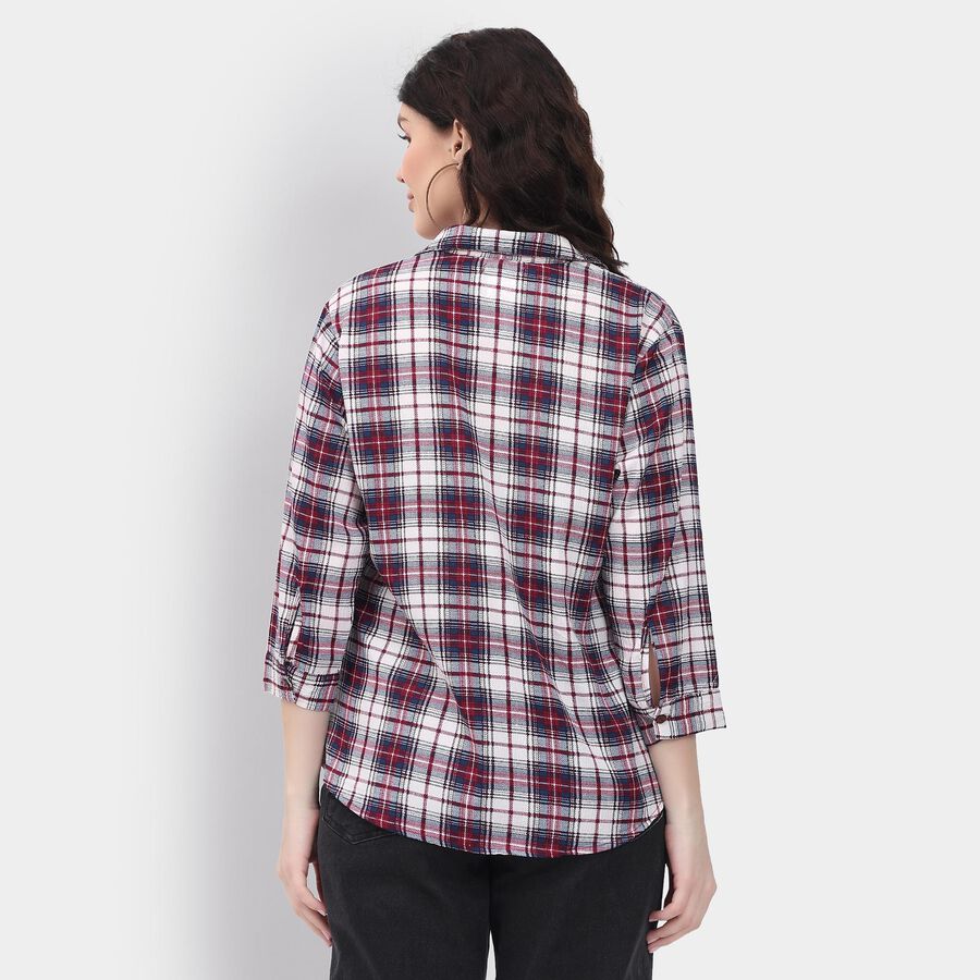 Ladies' Shirt, वाइन, large