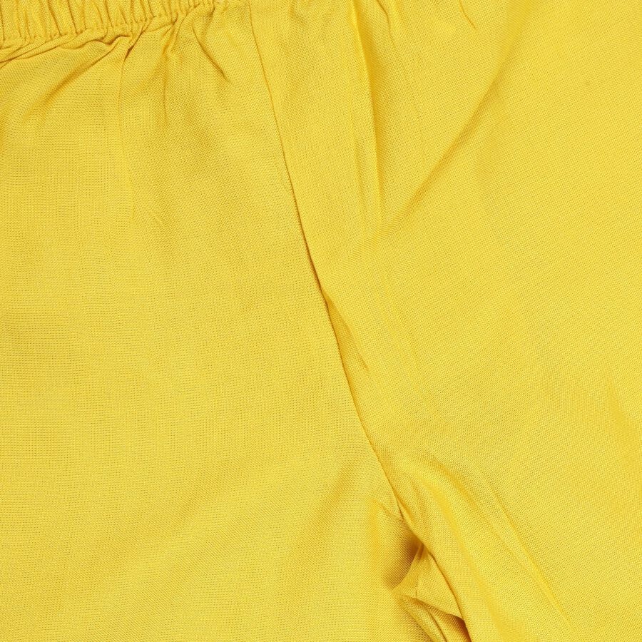 Girls' Bright Pink V-Neck Bohemian Upper and Bottom Set, Pink, large