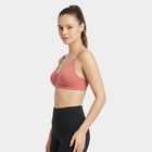 Women's Rust V Neck Bralette Bra, रस्ट, small