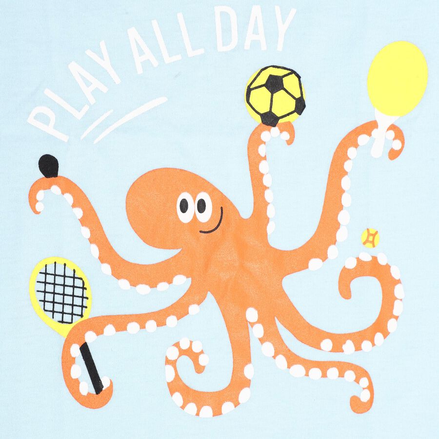 Boys' T-Shirt, Light Blue, large image number null