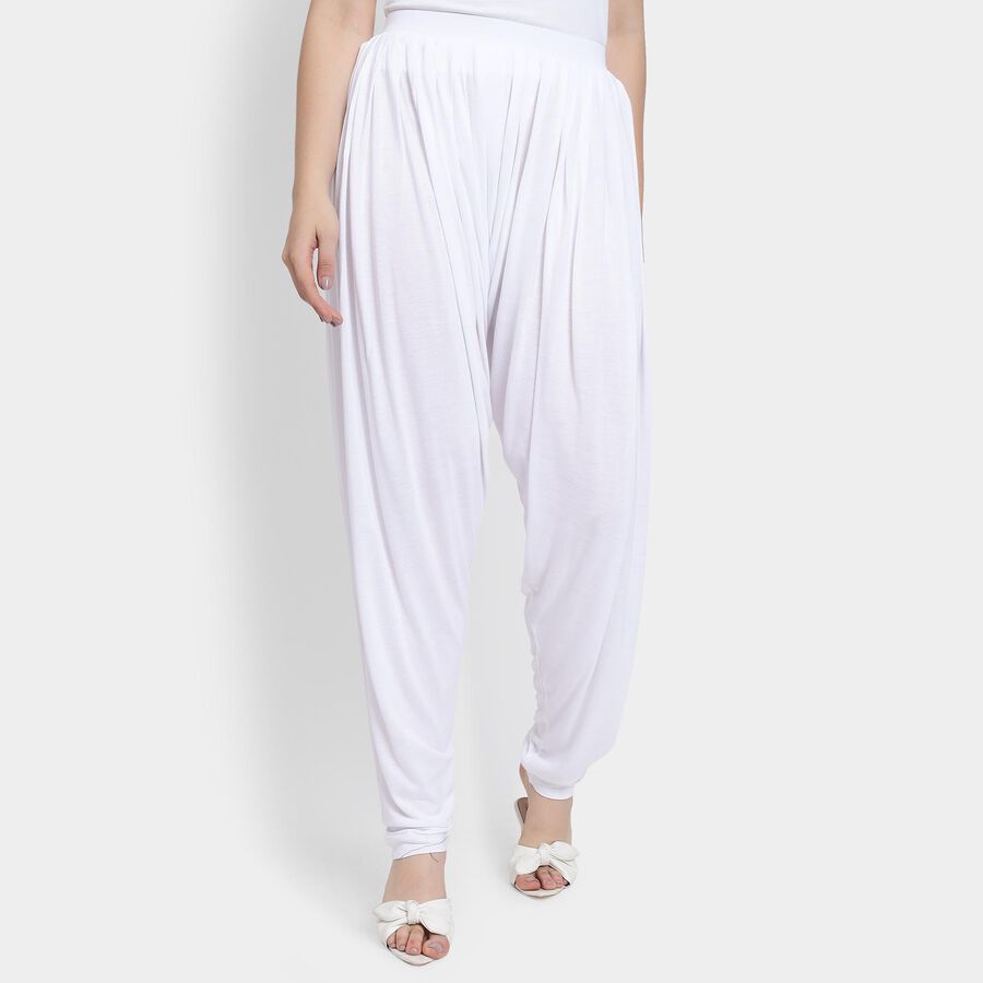 Ladies' Churidar , White, large image number null
