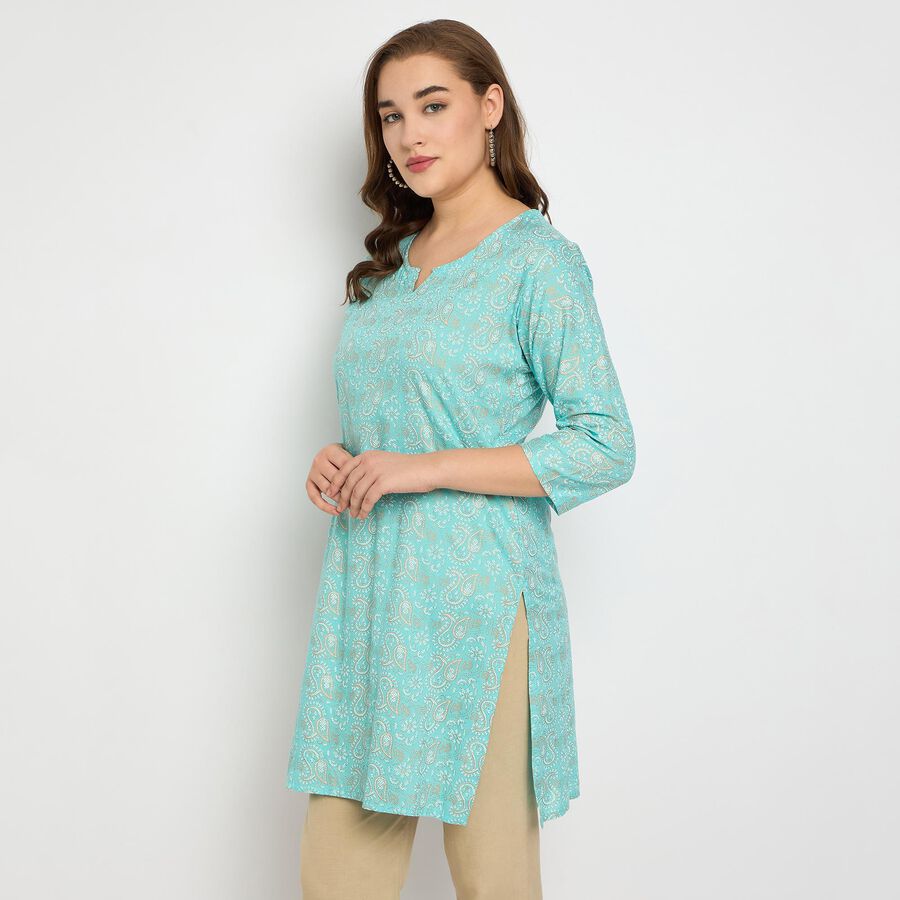 Ladies' Kurta , हल्का नीला, large image number null
