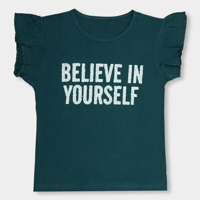 Girls' 100% Cotton T-Shirt 