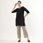 Women's Beige Printed Relaxed Fit Palazzos, Beige, small image number null