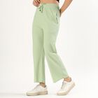 Women's Light Sage Green Relaxed Fit Elastic Waist Pyjama, हल्का हरा, small image number null