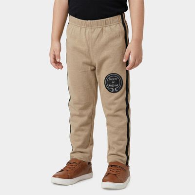 Boys' Beige Cotton Blend Pyjama