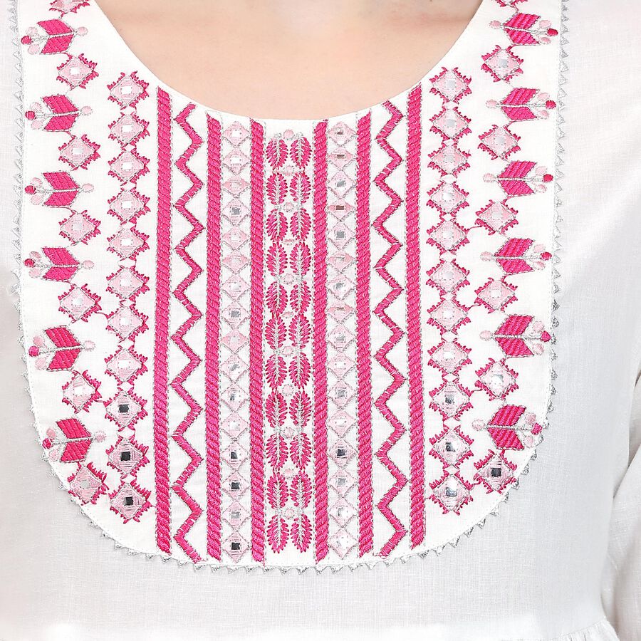 Ladies' 100% Cotton Kurta , Pink, large image number null