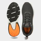Men's Grey Lace-Up Sneakers, ग्रे, small