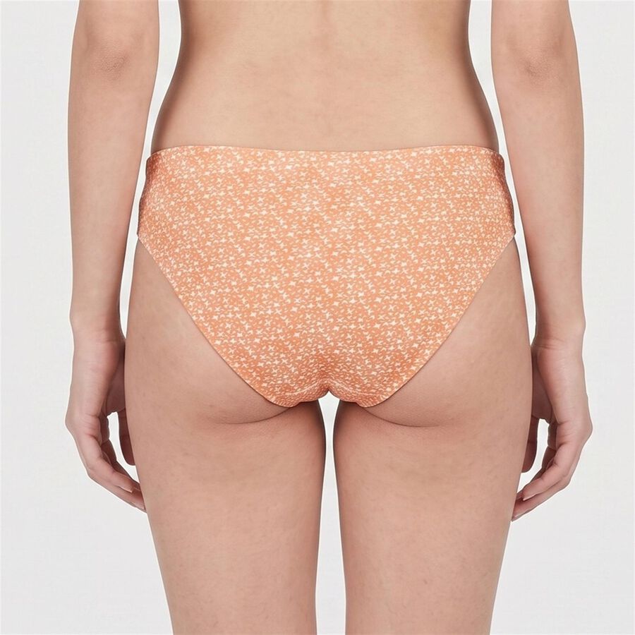 Women's Peach Cotton Brief Panty, पीच, large