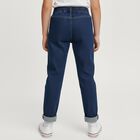 Girls' Slim Fit Jeans, Mid Blue, small image number null