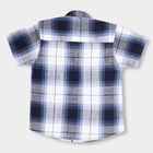 Boys' 100% Cotton Casual Shirt , Mid Blue, small image number null