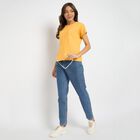 Ladies' Round Neck T-Shirt , Mustard, small image number null
