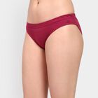 Ladies' 100% Cotton Panty, Wine, small image number null