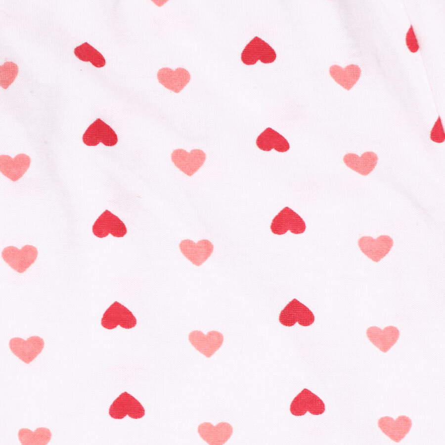 Girls' Pyjama, सफ़ेद, large image number null