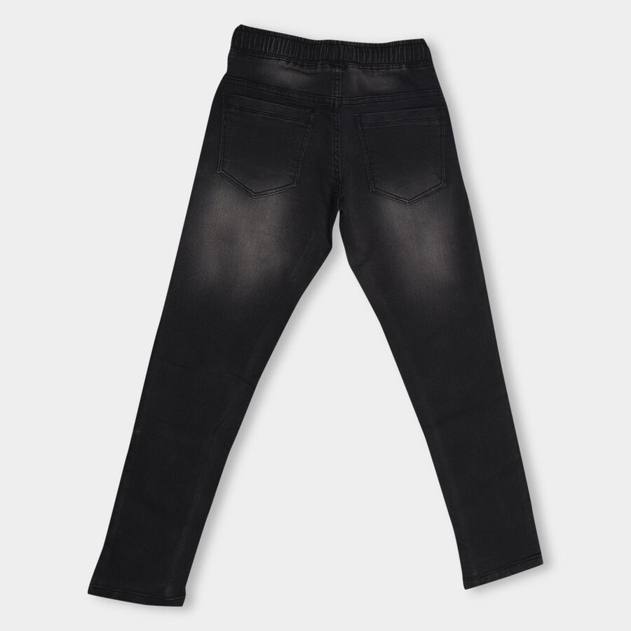 Boys' Basic Jeans, Black, large image number null