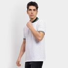 Men's 100% Cotton Collared Half Sleeves T-Shirt , हल्का हरा, small