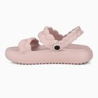 Women's Pink Braided Strap Slip-On Slippers, Pink, small