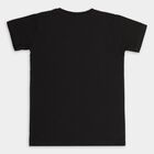 Boys' Cotton T-Shirt, Black, small image number null