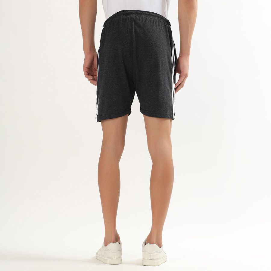 Men's Regular Fit Basic Bermuda Shorts, Charcoal, large image number null