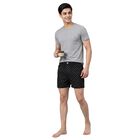 Men's Black Classic Fit Printed Boxers, Black, small