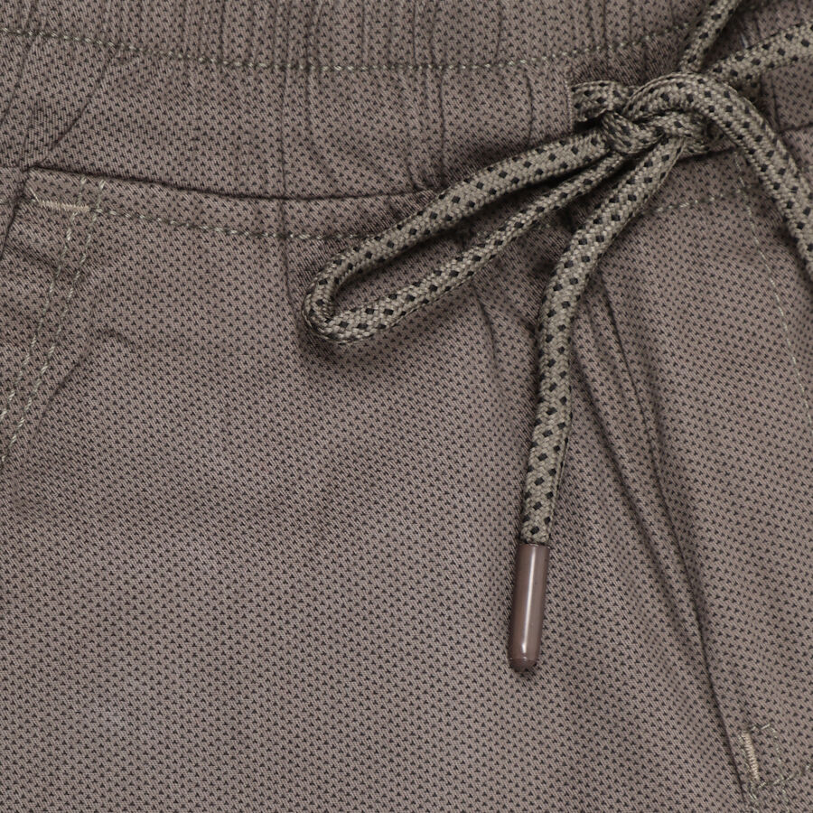 Boys' Cotton Trousers, Dark Grey, large image number null
