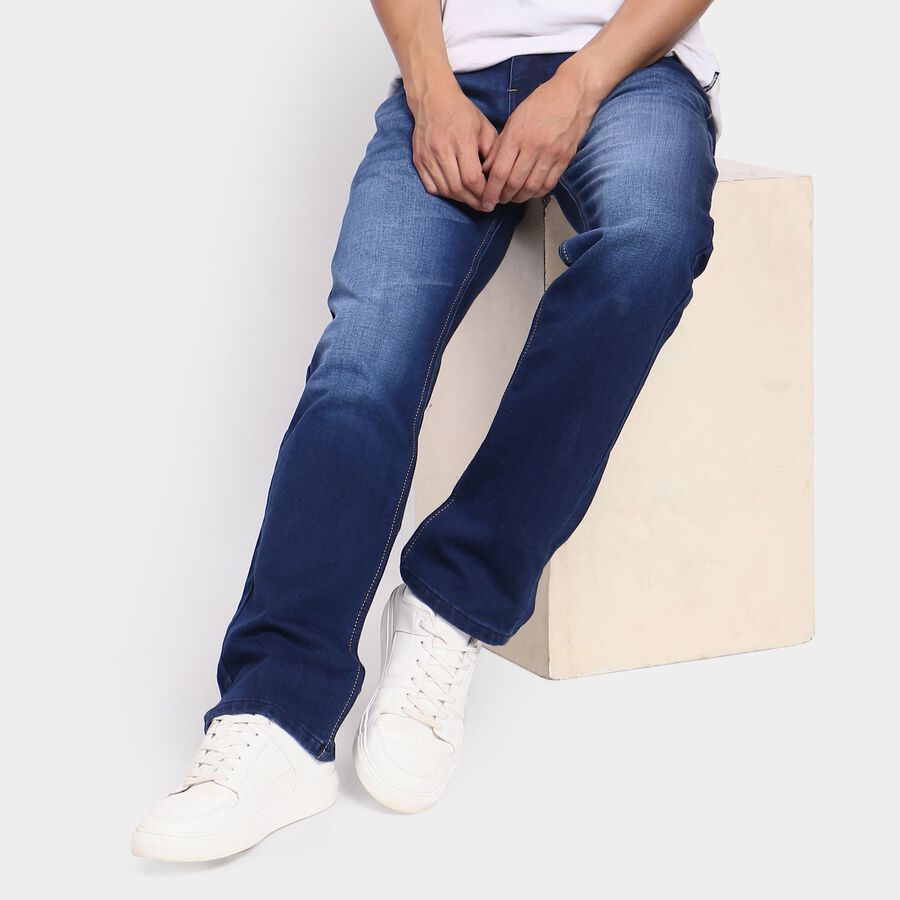 Men's Jeans, Dark Blue, large image number null