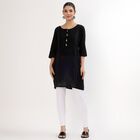 Women's Bright White Cotton Blend Comfortable Churidar, सफ़ेद, small image number null