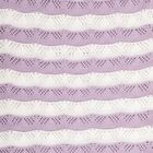 Girl's Light Lavender and White Cotton Crew Neck Casual Tunic, लाइलेक, small image number null