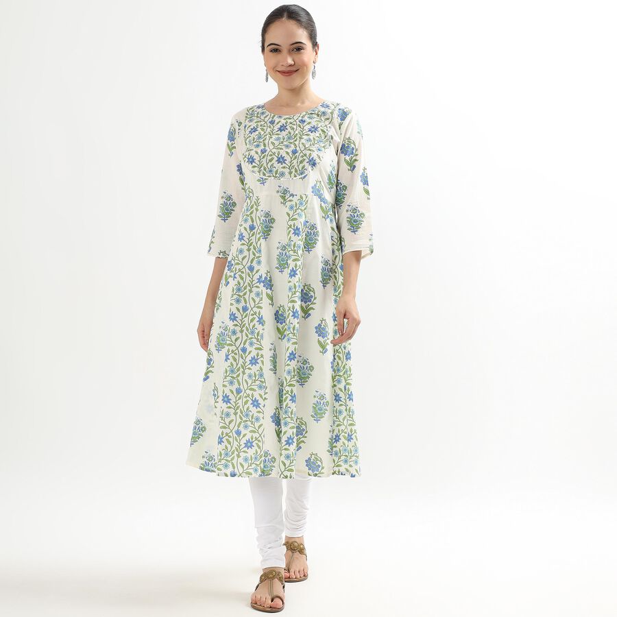 Ladies' Kurta, Light Green, large image number null