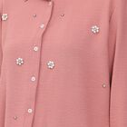Ladies' Shirt, हल्का गुलाबी, small