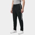 Men's Olive Slim Fit Side-Striped Track Pants, Olive, small