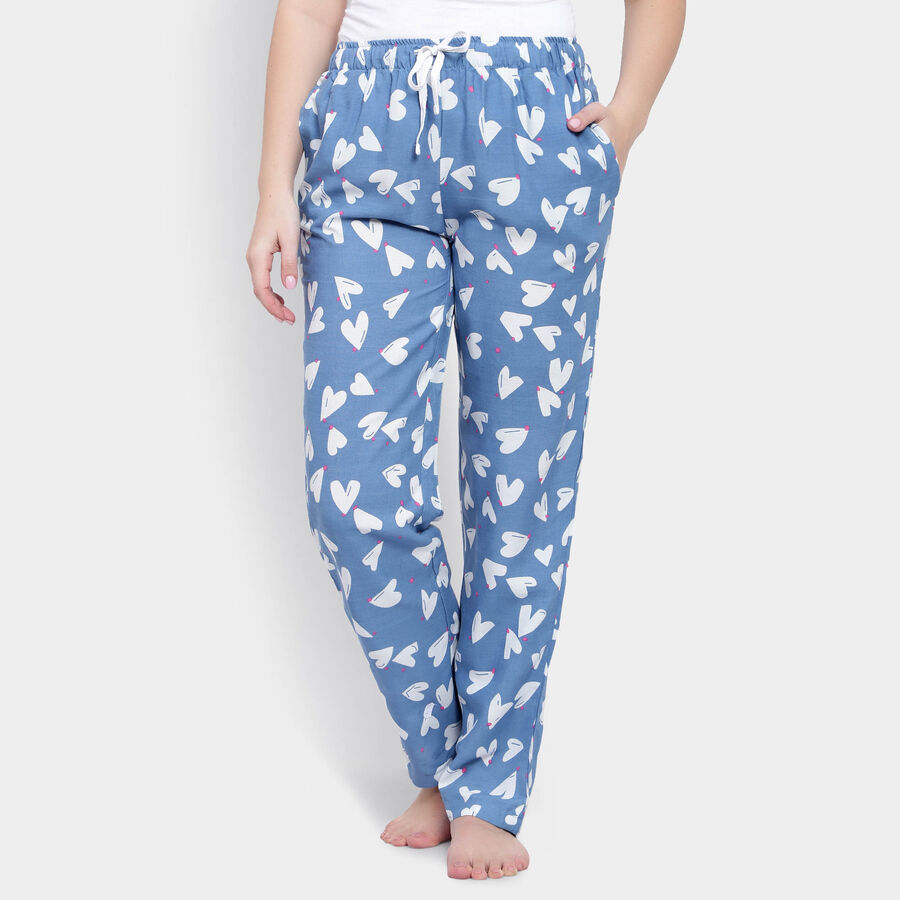 All Over Print Full Length Pyjama, हल्का नीला, large image number null