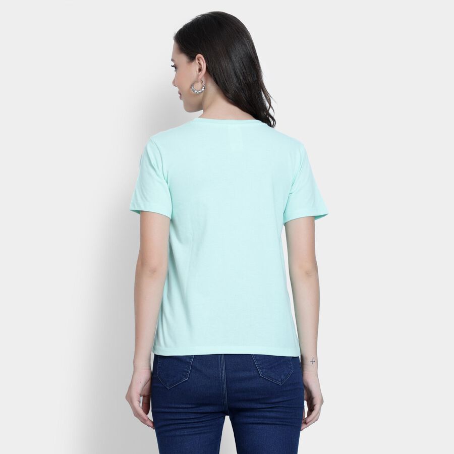 Ladies' Round Neck T-Shirt , Light Green, large image number null