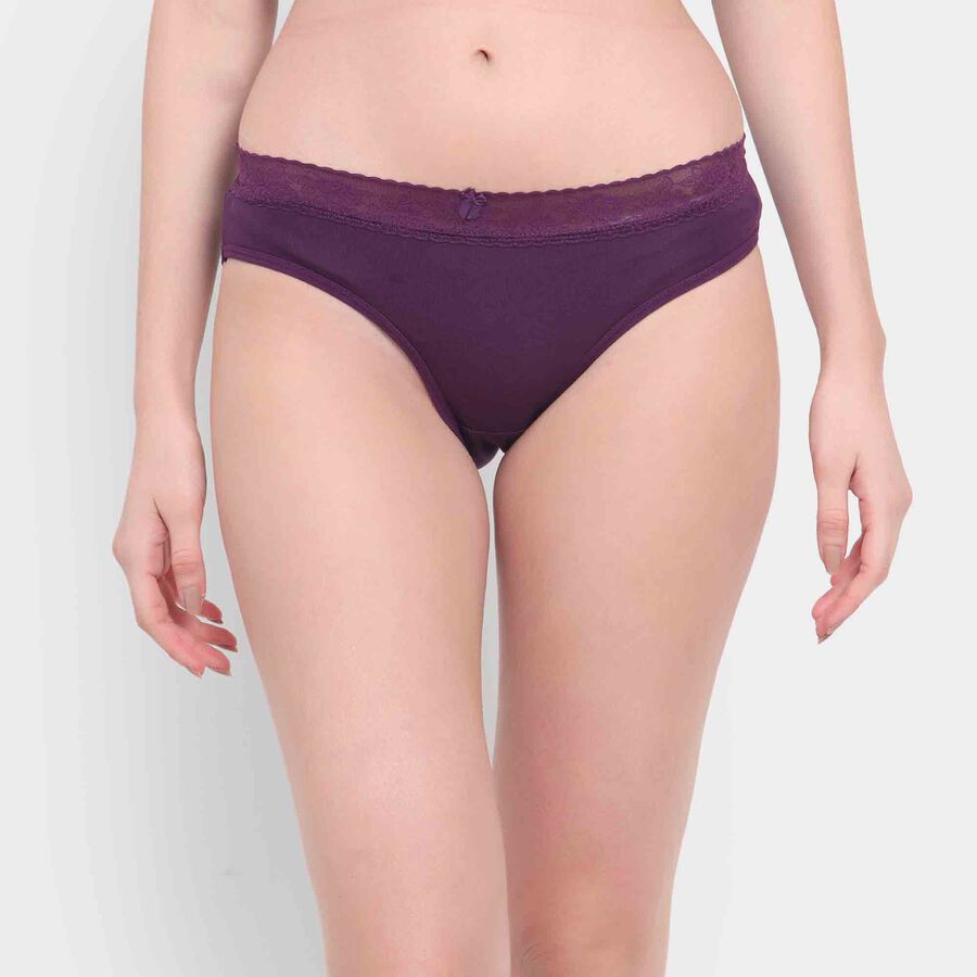 Solid Panty, Purple, large image number null