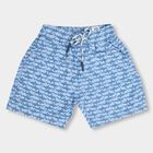 Boys' 100% Cotton Bermudas , मध्यम नीला, small image number null