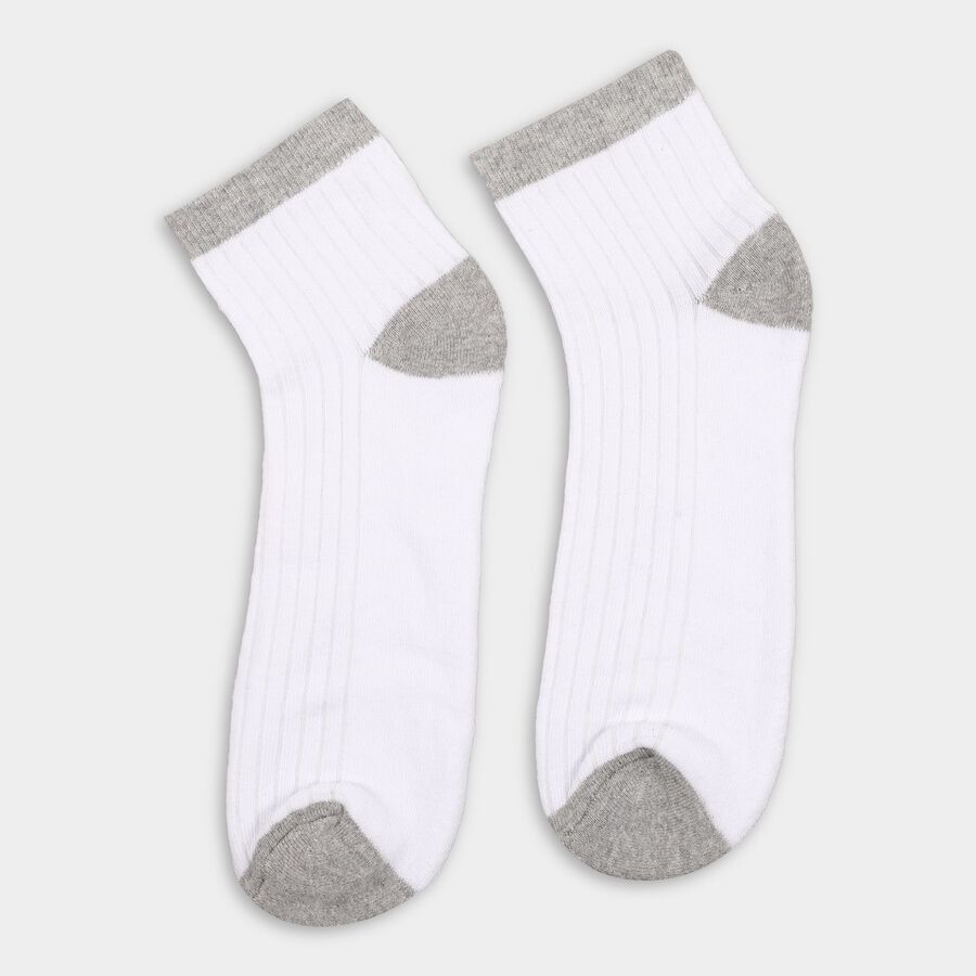Men's Socks (Pack of 3), काला, large image number null