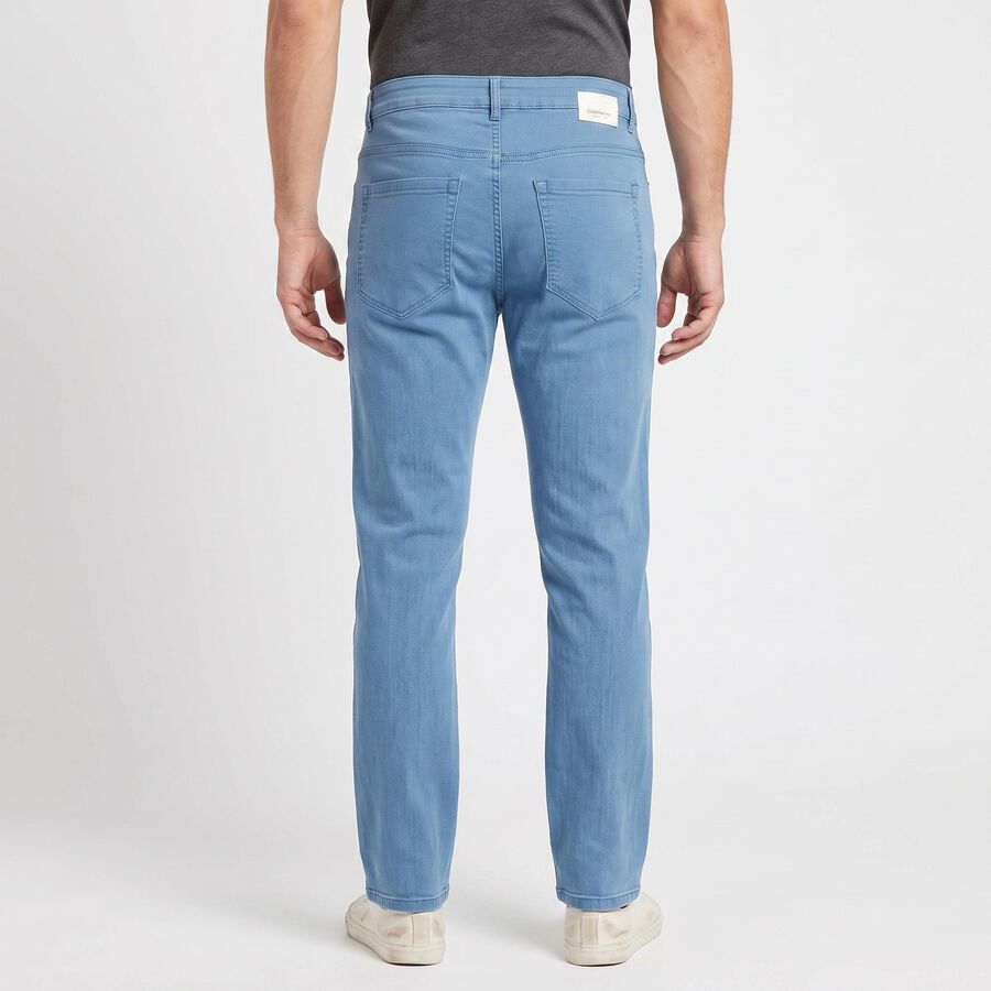 Men's Light Blue Slim Fit Clean Look Jeans, हल्का नीला, large