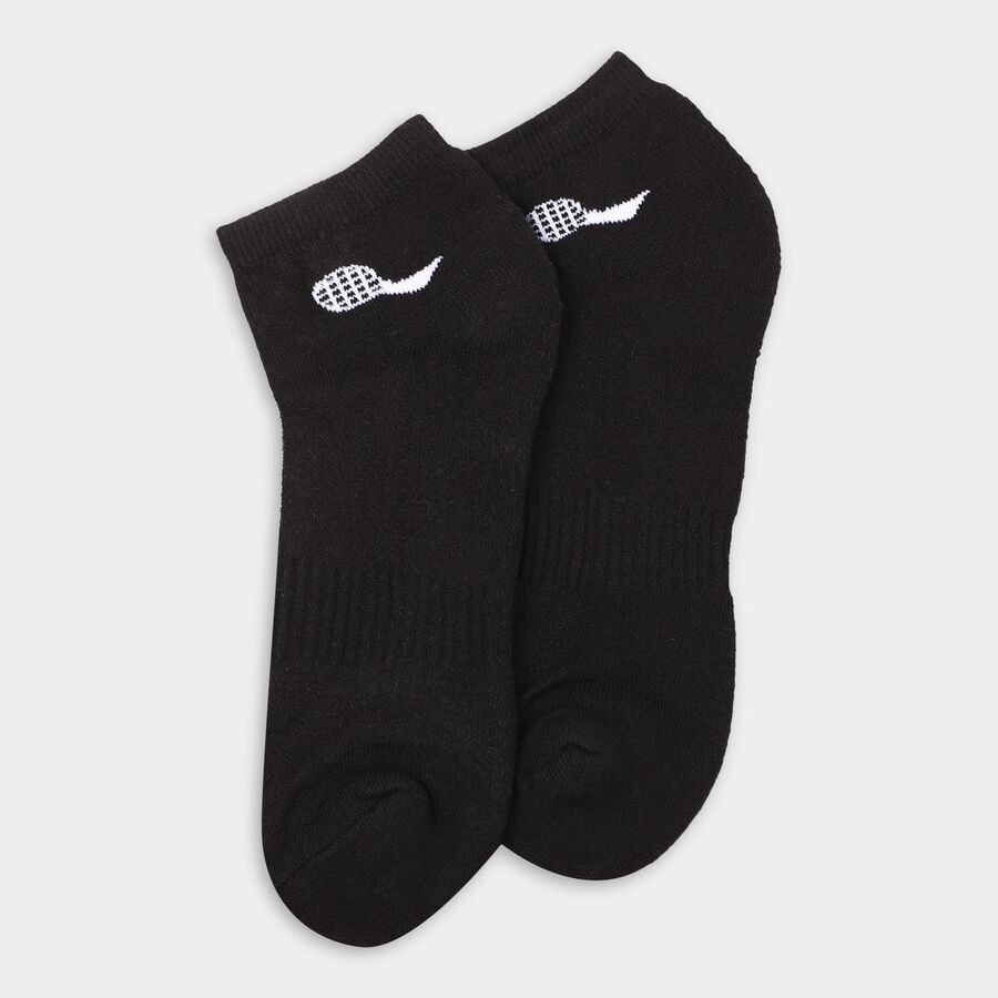 Men's Socks (Pack of 2), काला, large