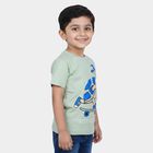 Boys' Half Sleeves T-Shirt, Light Green, small