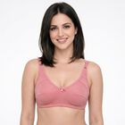 Women Lilac Cotton Blend Regular T-Shirt Bra, Lilac, small