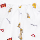 Infants Cotton Printed Half Pant, Beige, small image number null